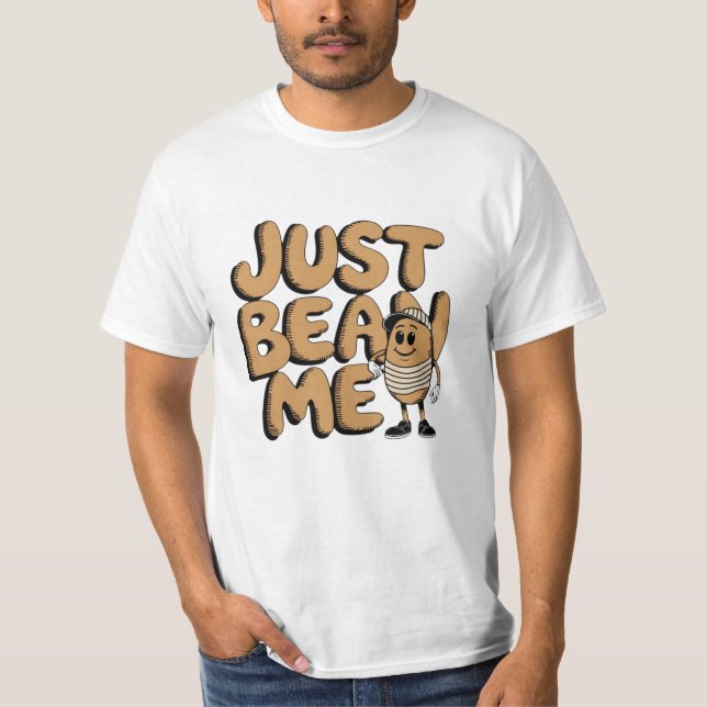 Camiseta Celebre o amor de Bean com Designs únicos (Frente)