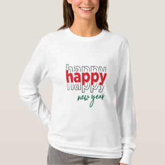 Camiseta Celebre o Ano Novo com Estilo 2026