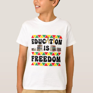 Camiseta Celebre o Mês da História Negra Com Liberdade
