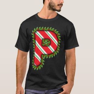 Camiseta Celebre o Natal com as letras do seu nome