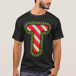 Camiseta Celebre o Natal com as letras do seu nome