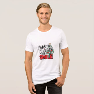 Camiseta Celebre o Natal com sorriso