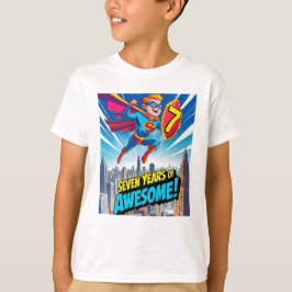 Camiseta Celebre seu aniversário com o Super-Homem