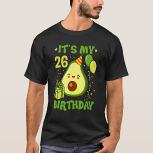 Camiseta Celebre Seu Pequeno 26º Aniversário Em Estilo Com