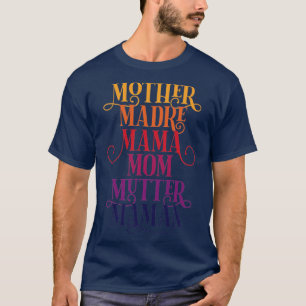 Camiseta Celebre Sua Mãe Madre Mamãe Mutter Maman