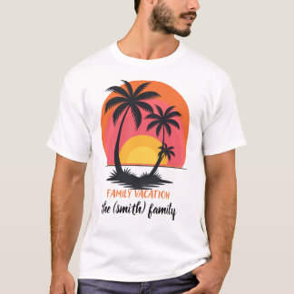 Camiseta Celebre sua viagem de verão em família com este es