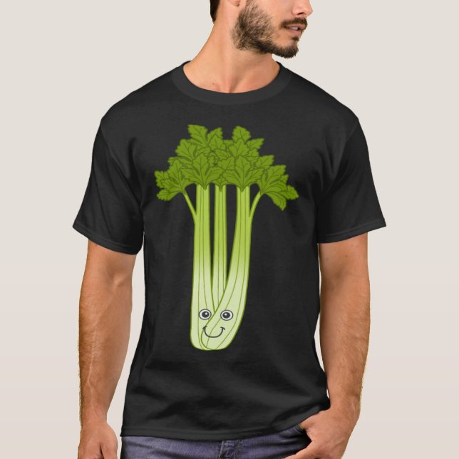 Camiseta Celery Fan Ironic Saying Vegetables Leek Food (Frente)