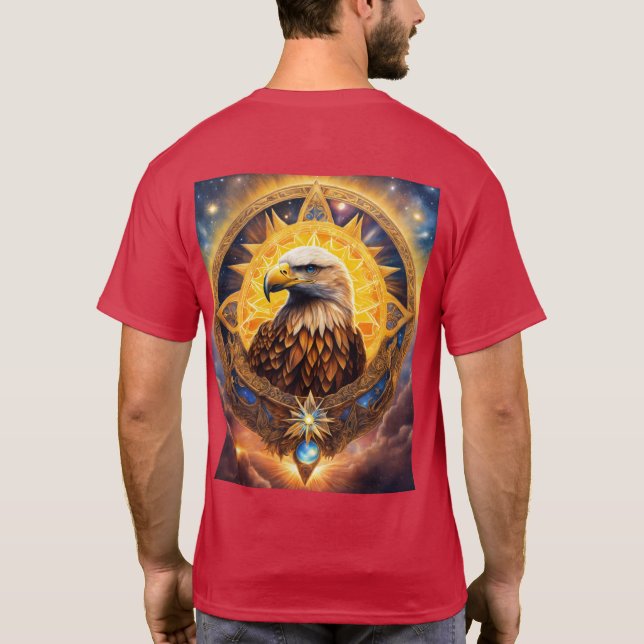 Camiseta Celestial Eagle of Solar Wisdom (Verso)
