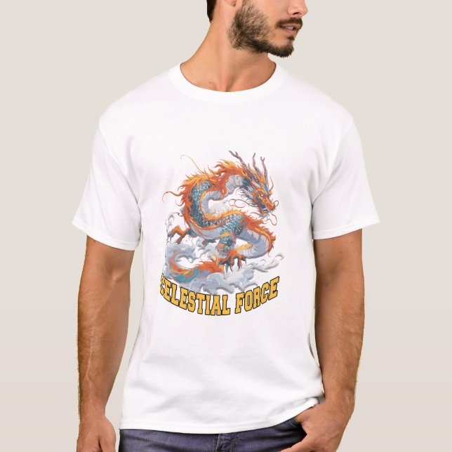 Camiseta Celestial Force Men White (Frente)