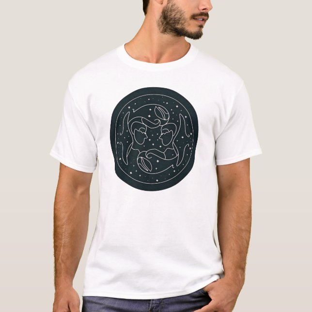 Camiseta Celestial Gemini Twins (Frente)