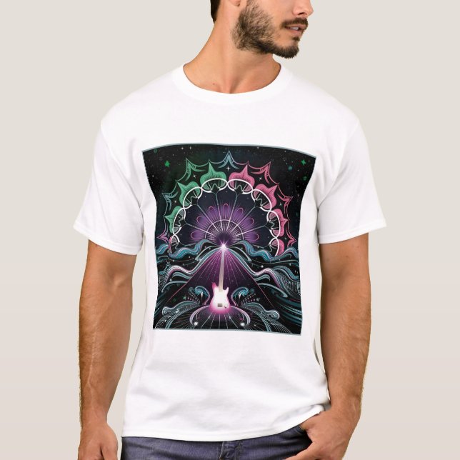 Camiseta Celestial Guitar Symphony (Frente)