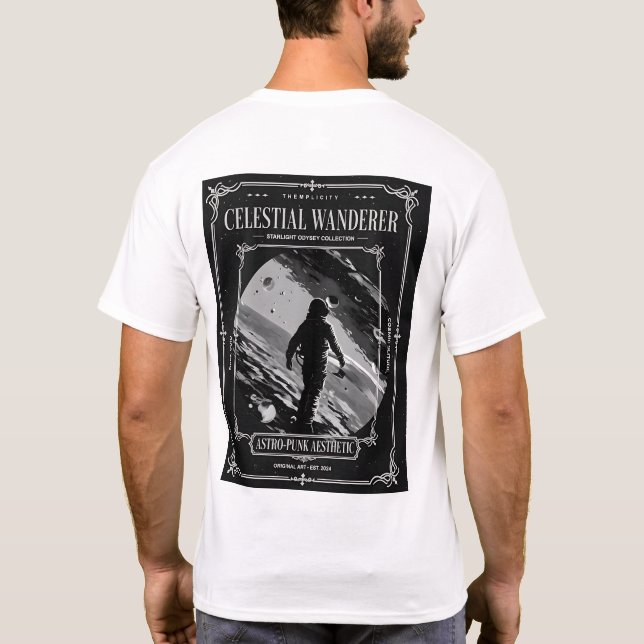 Camiseta Celestial Wanderer Astro-Punk (Verso)