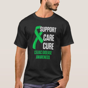 Camiseta Celiac Doença Sensibilização Sobrevivente Guerreir