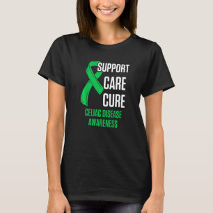 Camiseta Celiac Doença Sensibilização Sobrevivente Guerreir