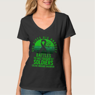 Camiseta Celiac Sensibilização Guerreiro Deus dá mais duro