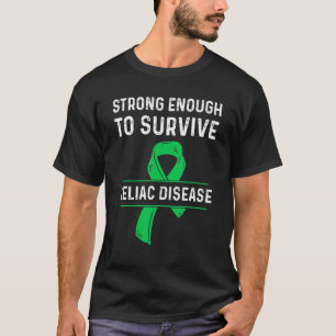 Camiseta Celiac Sensibilização Sobrevivente Guerreiro 8