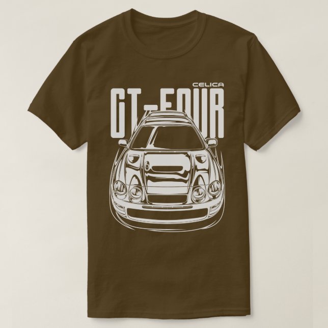 Camiseta Celica GTFour (Impressão branco) (Frente do Design)
