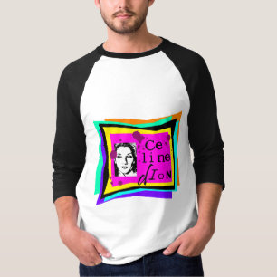Camiseta Celine Dion - arte pop