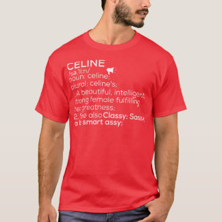 Camiseta Celine Nome Celine Definição Celine Nome feminino 