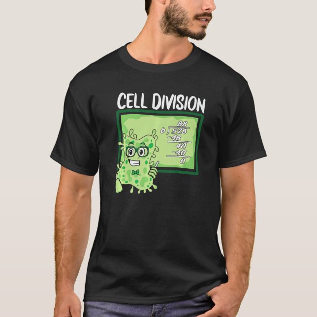 Camiseta Cell Division  Science Scientist Biologist Kids Bi (Frente)