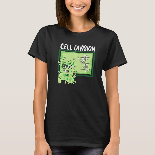 Camiseta Cell Division  Science Scientist Biologist Kids Bi (Frente)