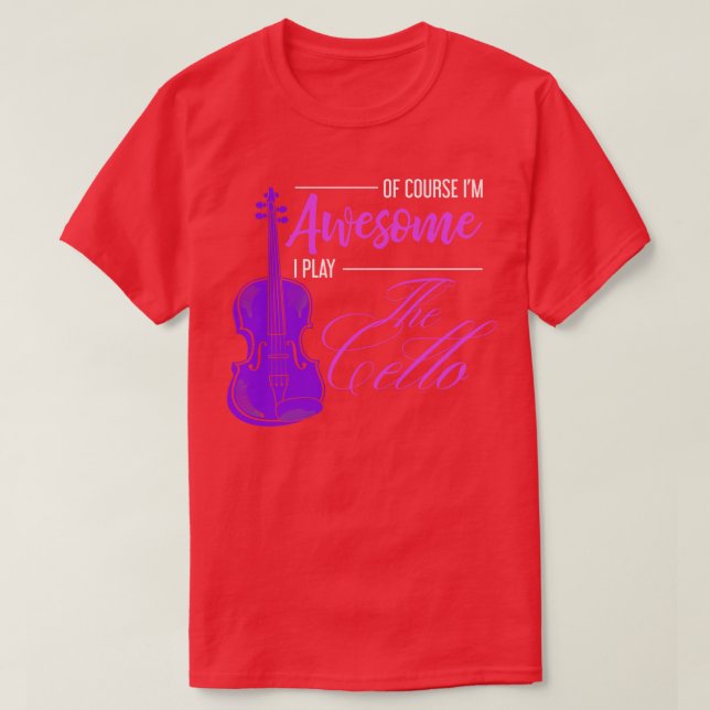 Camiseta Cellist Encantada Música Cello (Frente do Design)