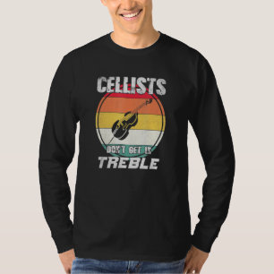 Camiseta Cellists Não Entra Na Orquestra De Células Treble