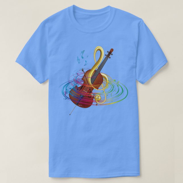 Camiseta Cello Cellist (Frente do Design)