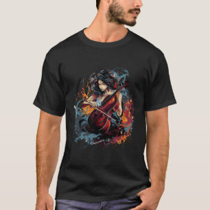 Camiseta Cello Cellist - Músico Cello-Player-Music-Instrume