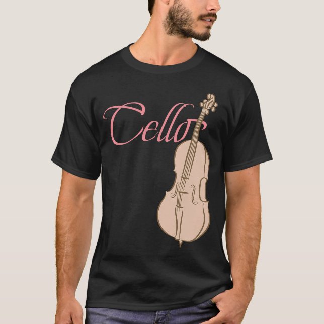 Camiseta Cello Cellist S2 (129) (Frente)