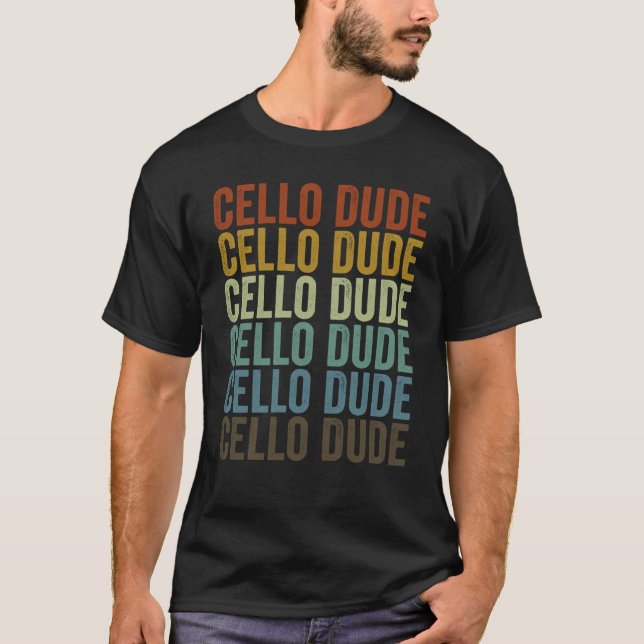 Camiseta Cello Dude Cello Player (Frente)