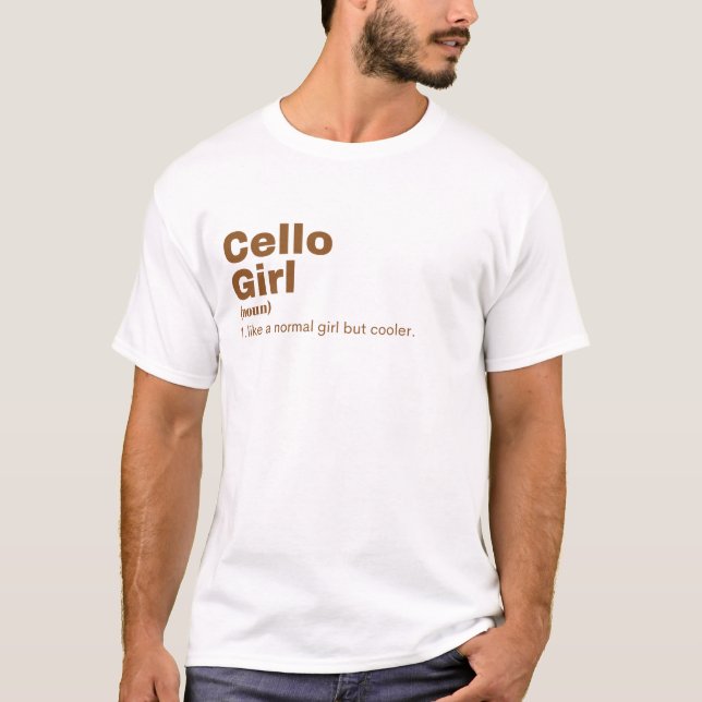 Camiseta Cello Girl - Cello  (Frente)