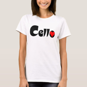 Camiseta Cello Heart