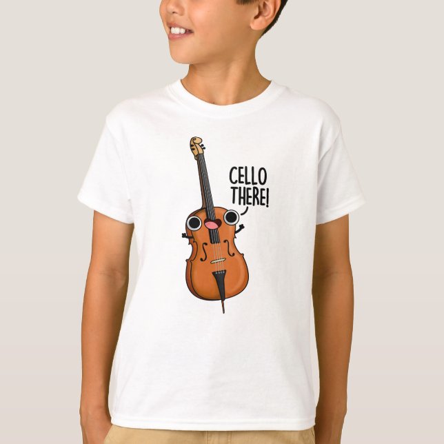 Camiseta Cello Lá Encantado Música (Frente)