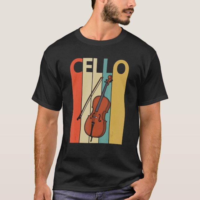 Camiseta Cello Music Instrumento Cellist (Frente)
