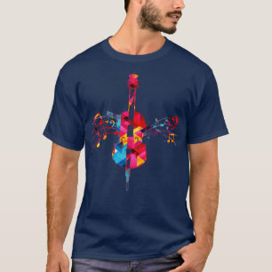 Camiseta Cello Musical Cello Célula Treble