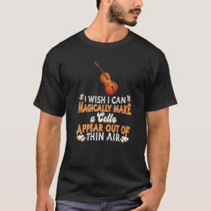 Camiseta Cello Musical Orchestra Classical Music Magical