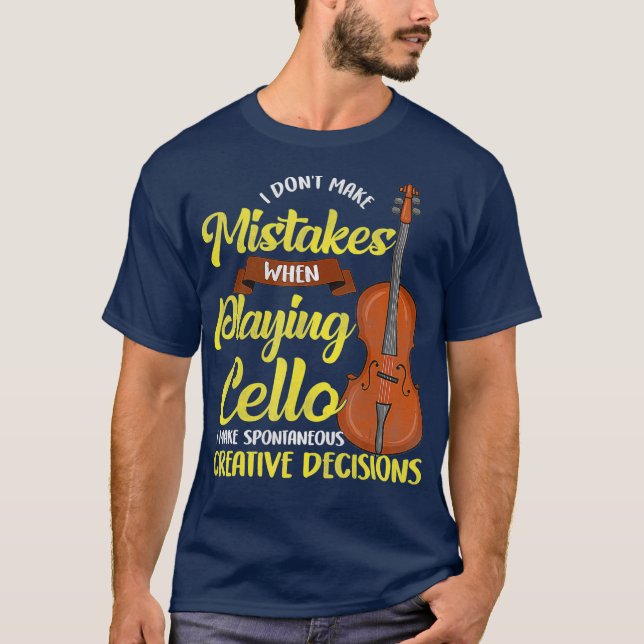 Camiseta Cello Player Funny Saying Musician Cello Gift (Frente)