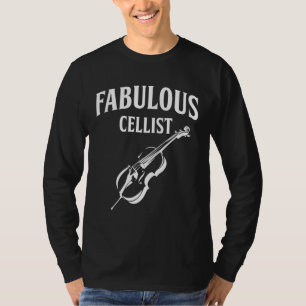 Camiseta Cello Player Musical Fabuloso Ins Musical