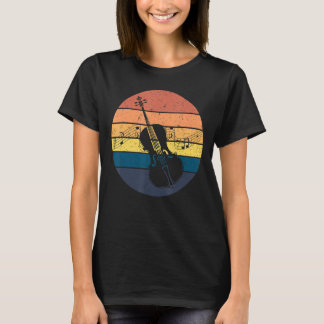Camiseta Cello Retro Vintage Classic Music Player Cellist