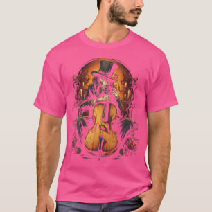 Camiseta Cello Skeleton Halloween Costume Orchestra Música