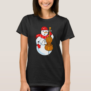 Camiseta Cello Snowman