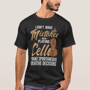 Camiseta Cello Spontaneamente Decisões Criativas