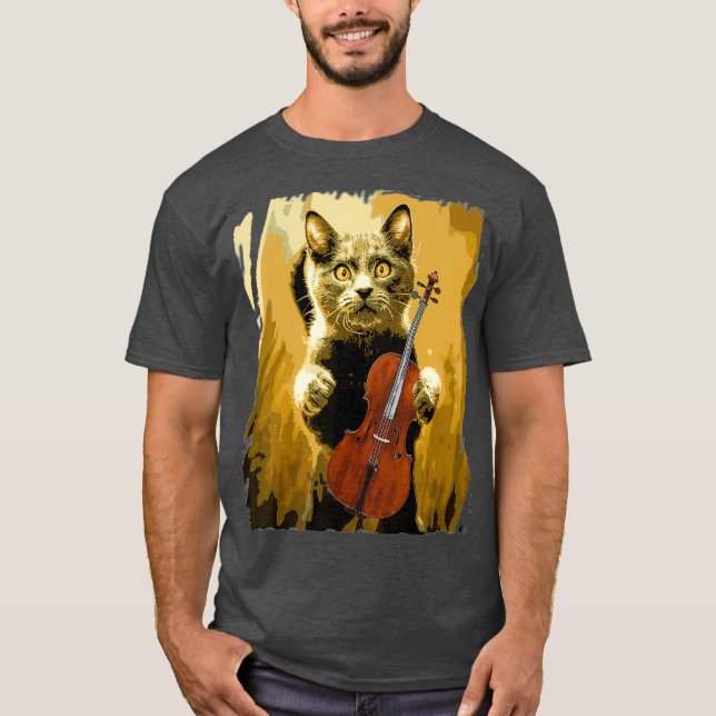 Camiseta Cello Violoncello Cellist Gift Funny Musical (Frente)