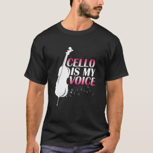 Camiseta Cello Voice Cellist Musical Instruments Orchestra 