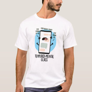 Camiseta Cellphone Engraçado de Vidro Temperado