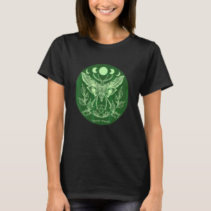 Camiseta Celta Wicca Ostara Oculto Lua Mariposa