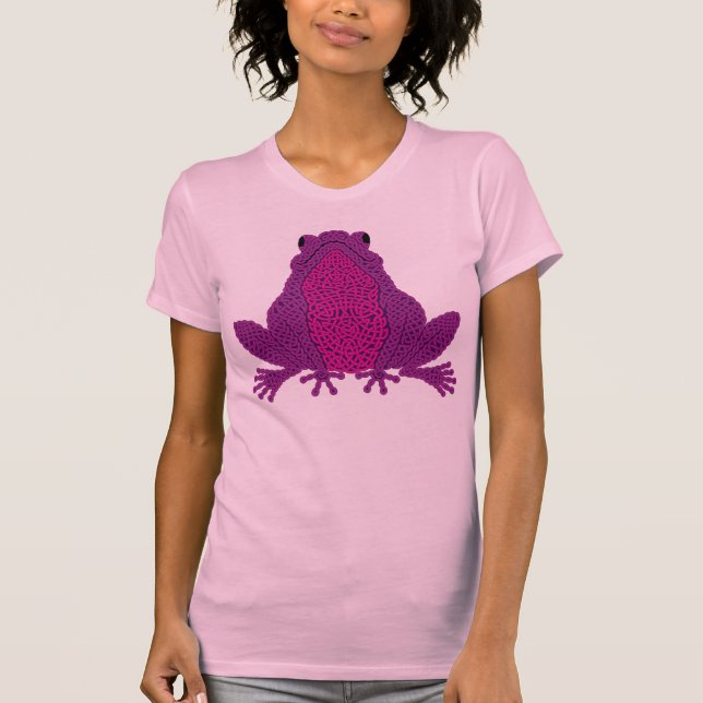 Camiseta Celtic Frog - Purple (Frente)
