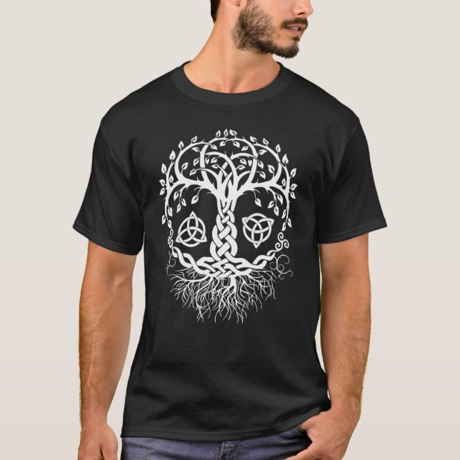 CAMISETA CELTIC KNOT TREE OF LIFE TREE OF LIFE VIKING (Frente)