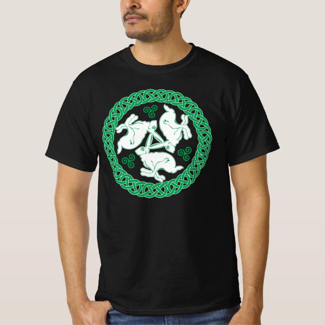Camiseta Celtic Triskele Hares (Frente)